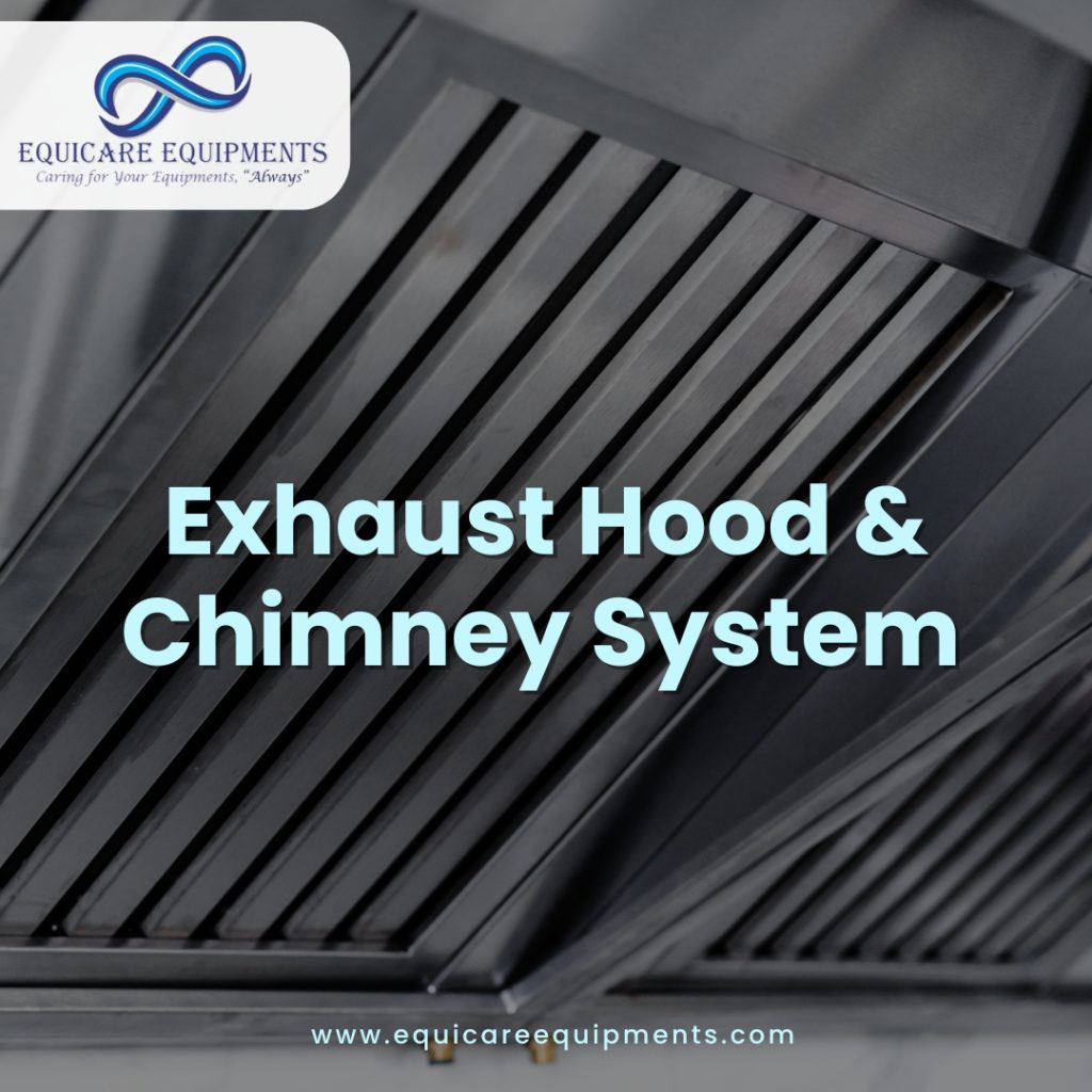 Elevate Kitchen Air Quality with Equicare's Exhaust Hood and Chimney Systems