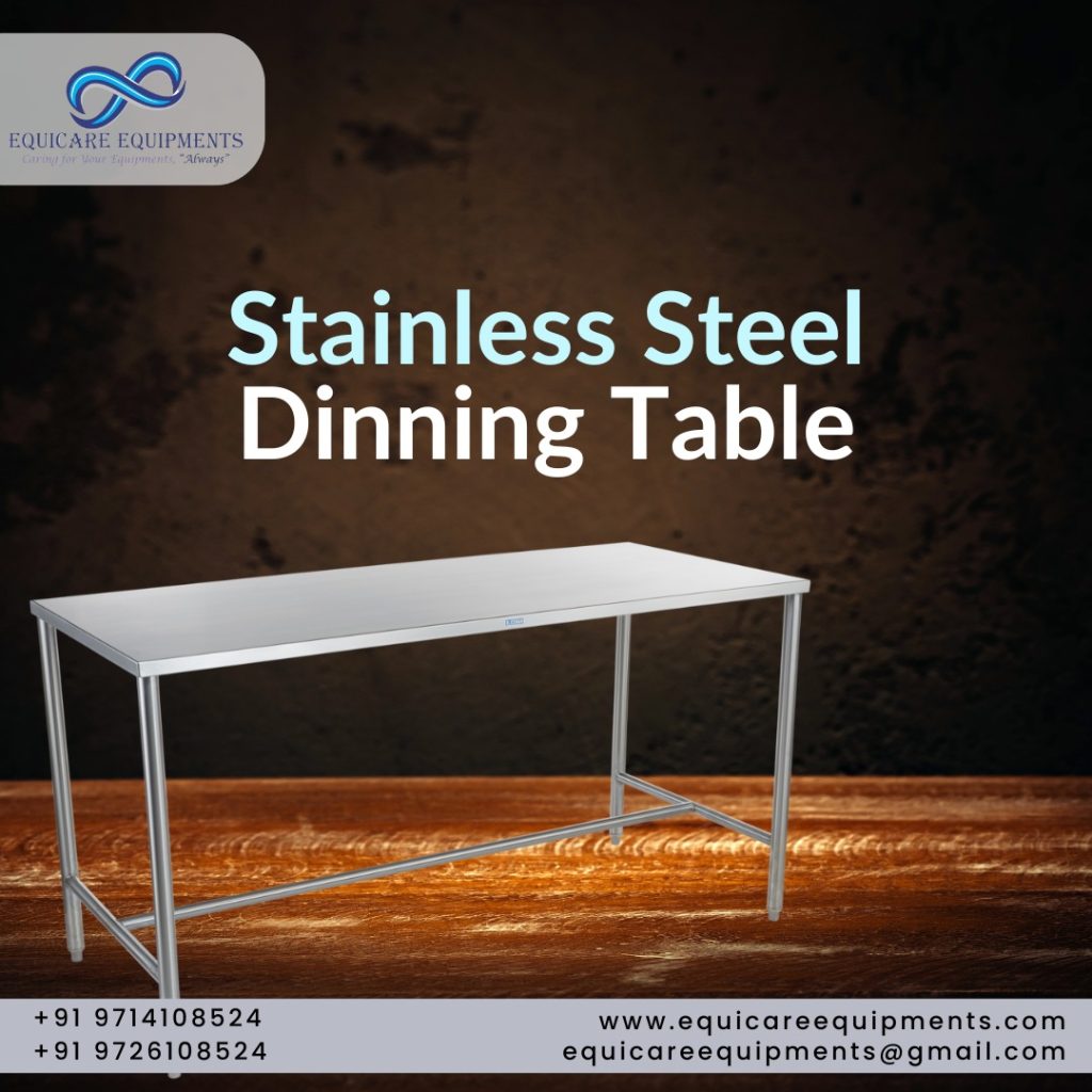 Built to Last, Designed to Impress: Equicare's Stainless Steel Dining Tables